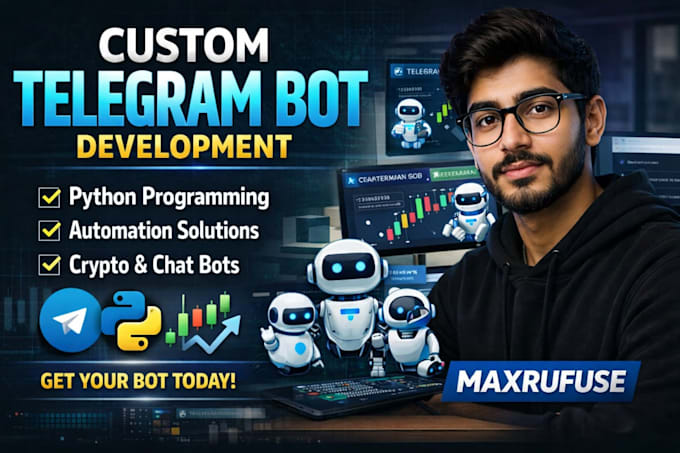 create ai telegram bot, ai chatbot, automation bot with python