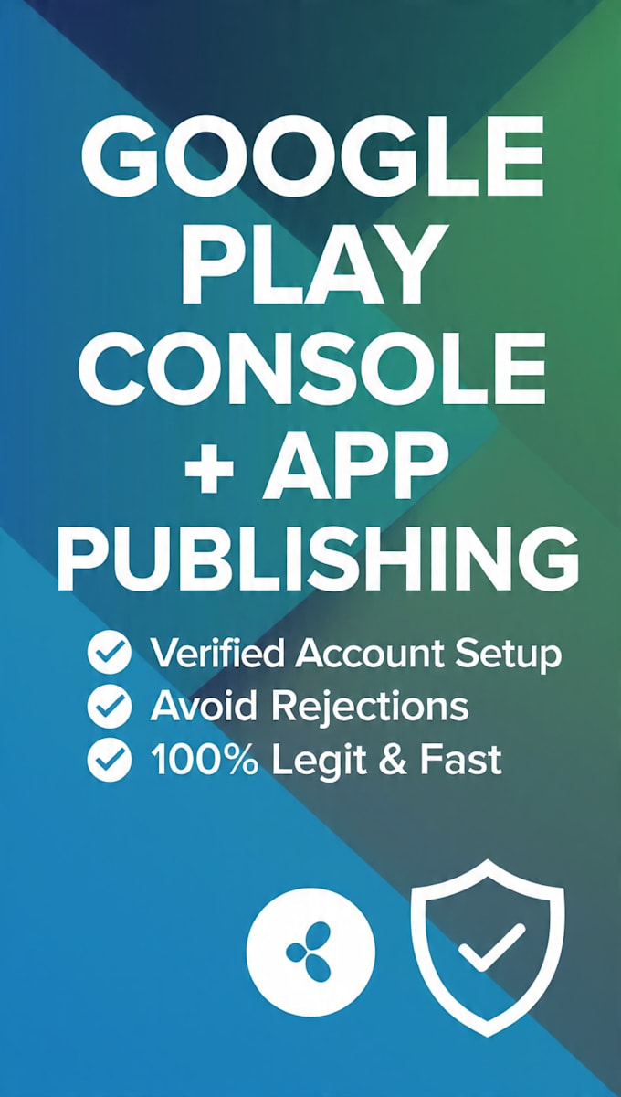 create one google play console account for you