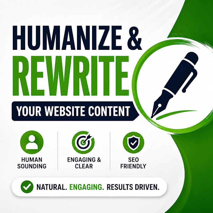 humanize and rewrite your website content