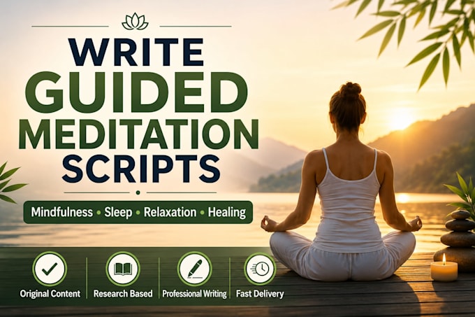 write meditation scripts mindfulness and relaxation content