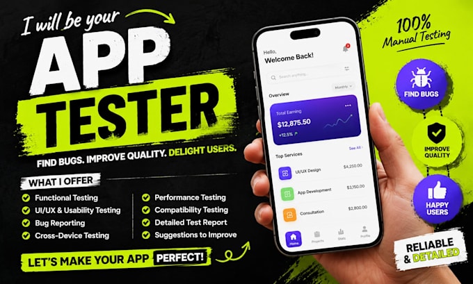 provide 12 app testers for google play closed testing and game testing