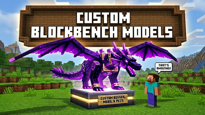 create high quality custom minecraft mobs in blockbench