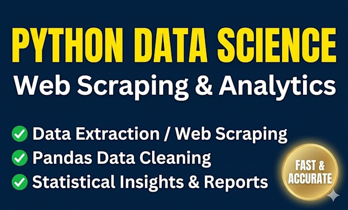 do python web scraping, data cleaning and data analysis