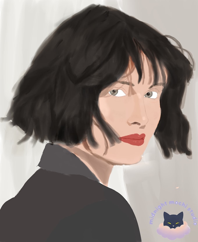 draw a custom digital portrait