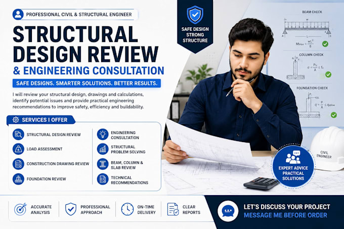 provide structural design review and engineering consultation