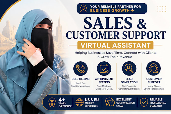 be your sales and customer support virtual assistant