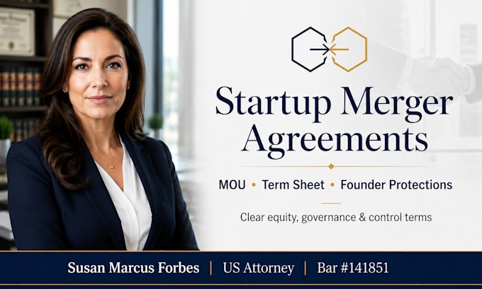 write comprehensive startup merger preparation agreements
