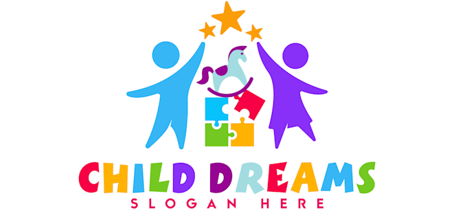 create a unique logo for kids brands and businesses