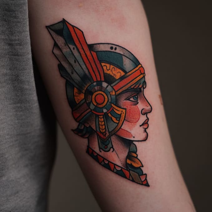 do amazing tattoo design, traditional tattoo design