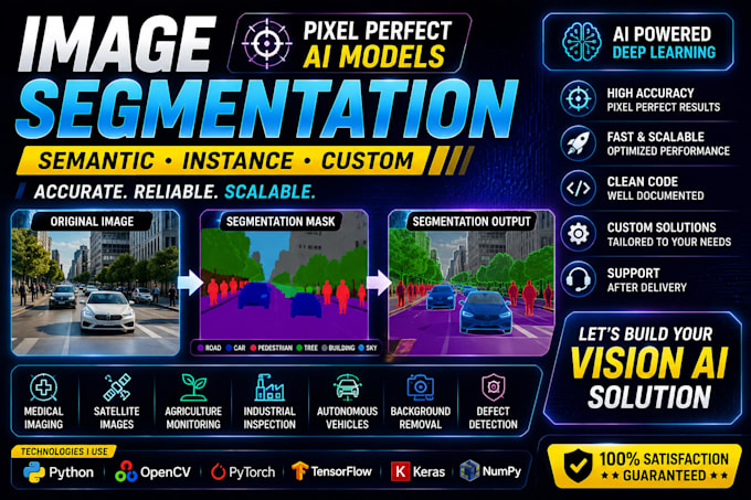 build custom image segmentation models using deep learning