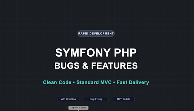 develop your custom symfony application or fix bugs fast