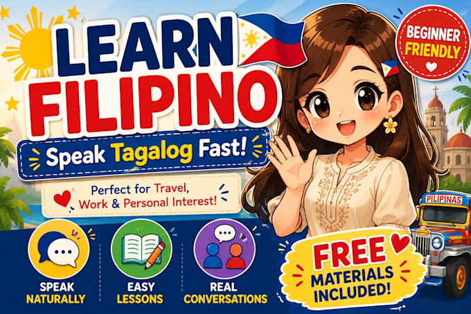 teach basic filipino for beginners
