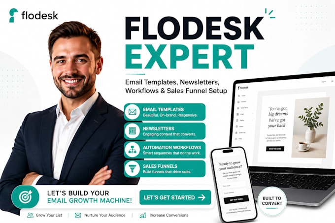 design flodesk email template flodesk newsletter workflow and sales funnel setup