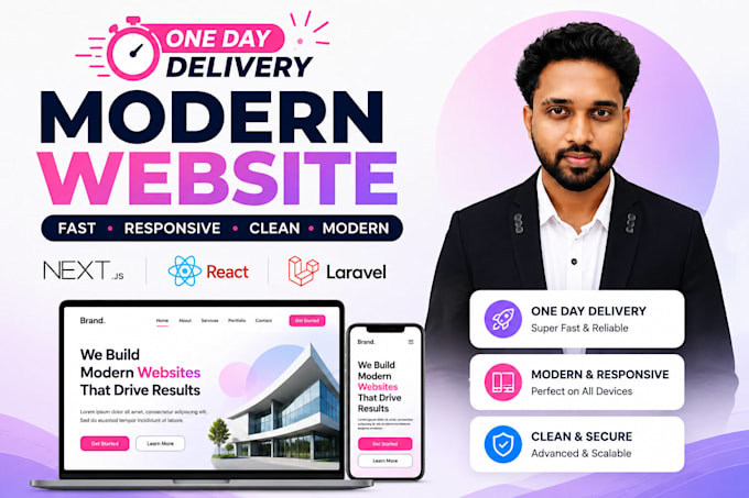 create a modern website