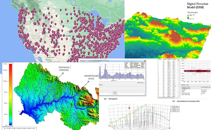teach you map making, gis, remote sensing, spatial analysis