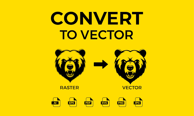 convert logo to a vector file, vector tracing, vectorize an image