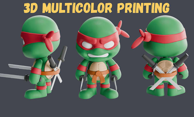 design multicolor paint slice 3d model stl to 3mf bambu prusa 3d print in 24h
