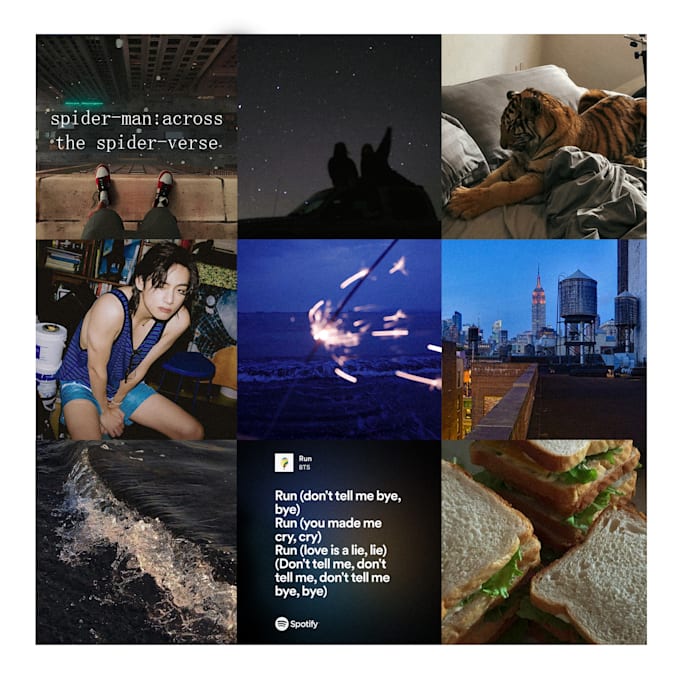 create aesthetic moodboards and digital collages