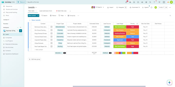 create a professional CRM solution for your business