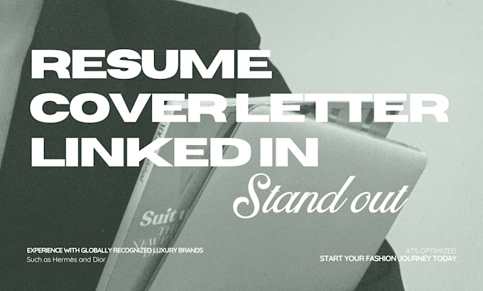 rewrite, optimize and design your professional CV or resume