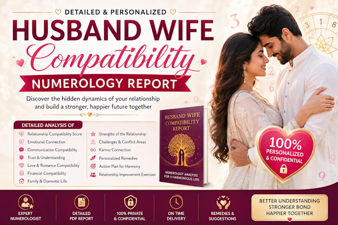 create husband wife numerology compatibility premium report