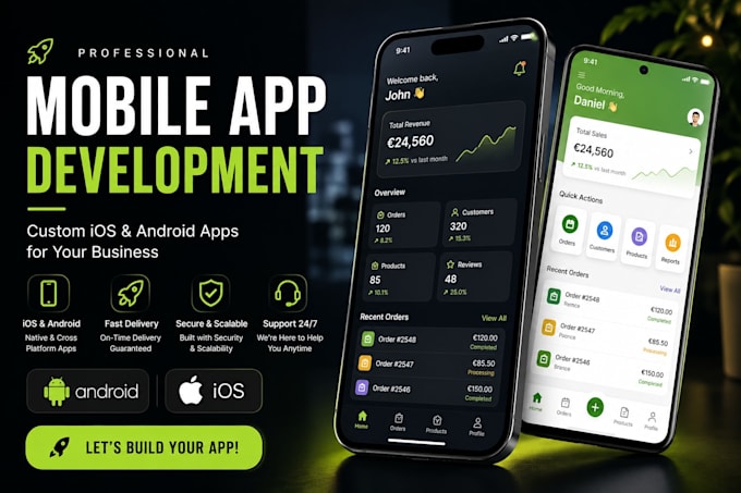 create a custom ios and android mobile app for your business