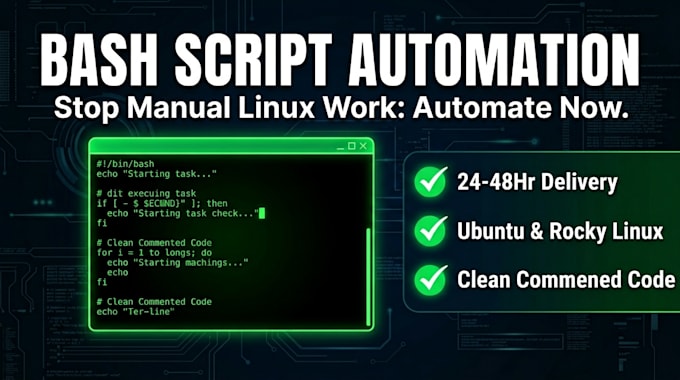 write a simple bash script to automate your linux task