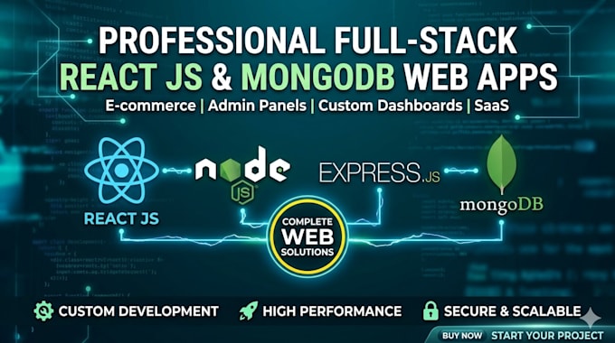 develop a full stack web application using react js and mongodb