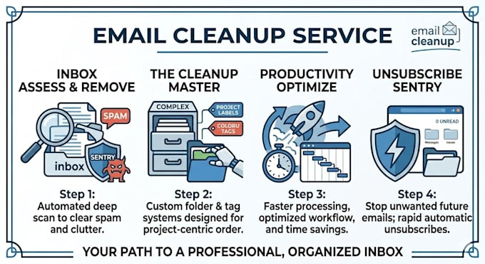 do email inbox cleanup and organization