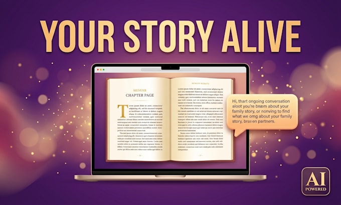 ghostwrite your life story as a living website with an ai concierge