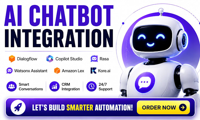 integrate dialogflow copilotstudio rasa watsonxassistant amazonlex koreai