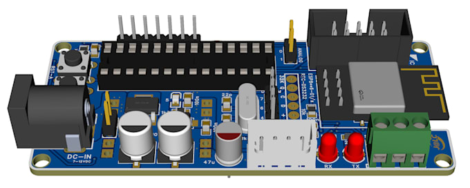 do professional or custom pcb layout design, and schematics layout in easyeda
