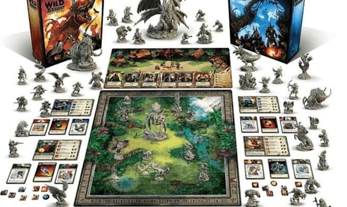 l develop board game design, board game, card game, box and game development