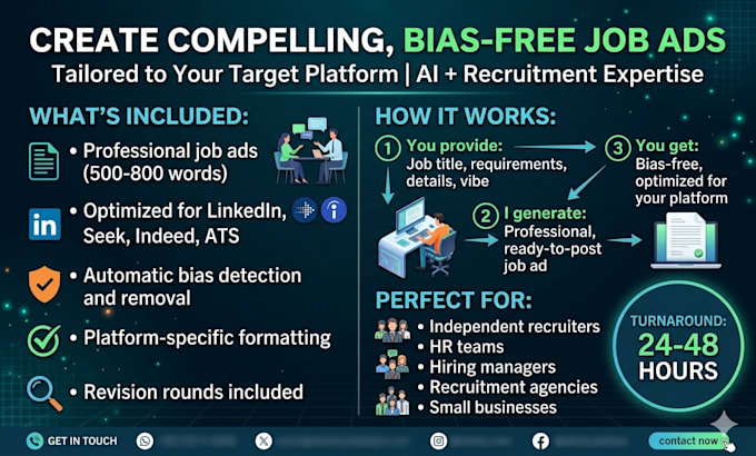 write professional job ad