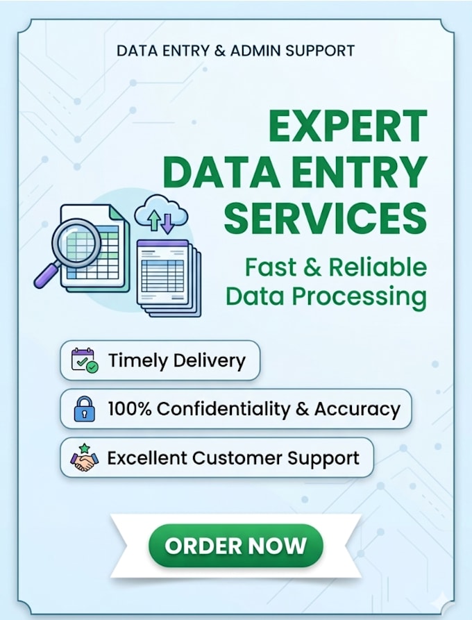 do professional data entry and copy paste work
