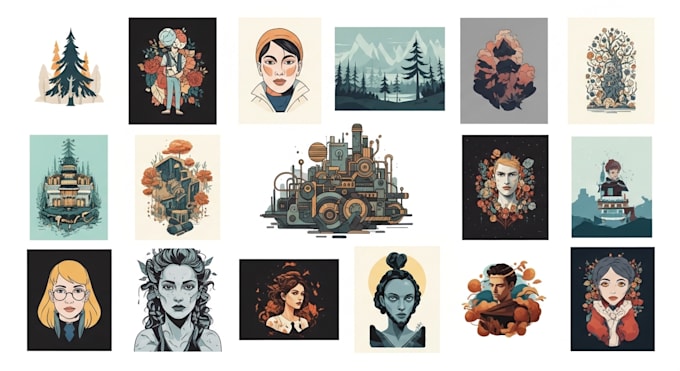 draw vector art illustrations
