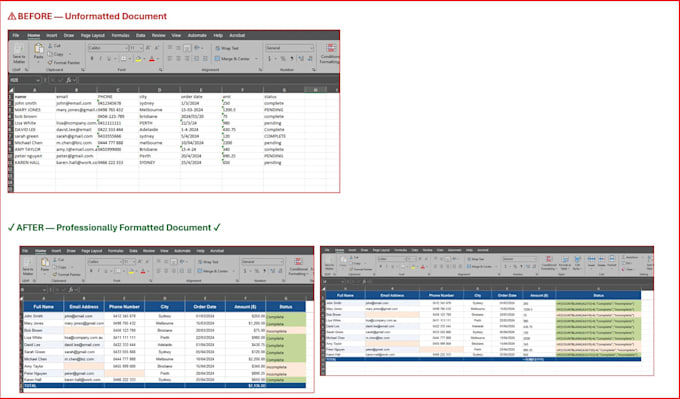 provide fast, accurate data entry and formatting services