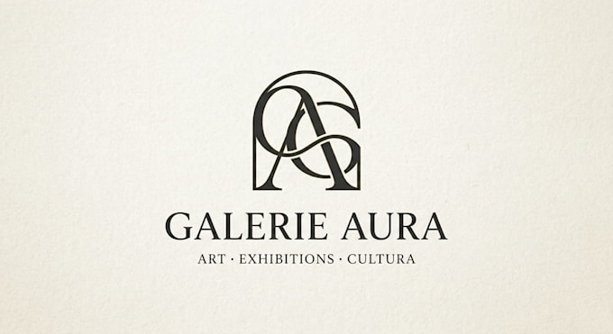 design an elegant gallery logo for your brand