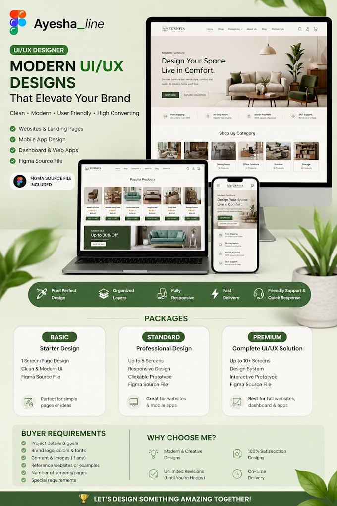 design responsive website uiux in figma