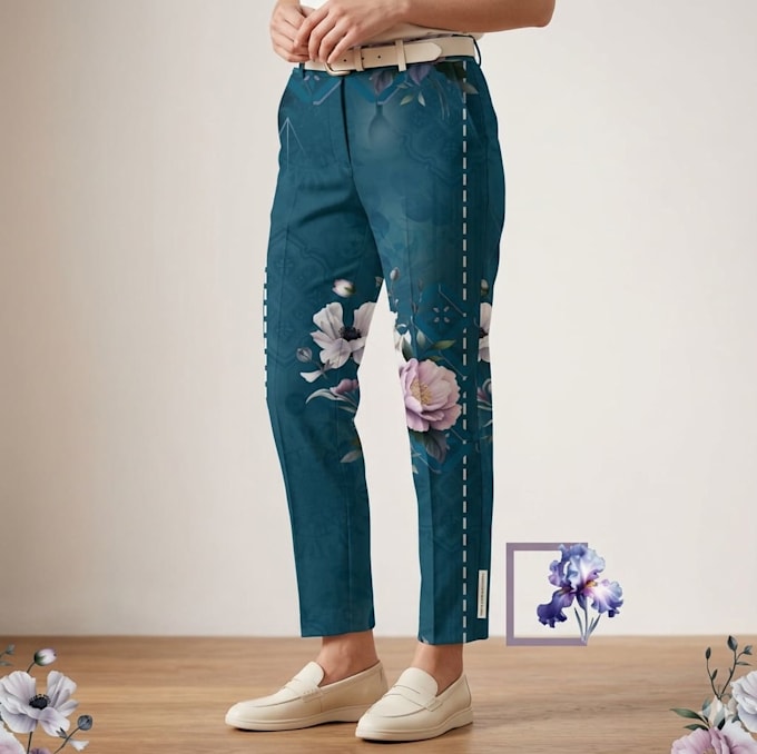 make seamless pattern for textile