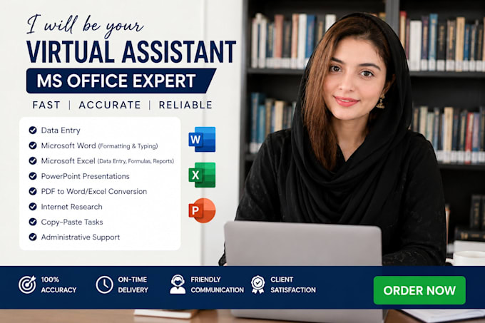 be your virtual assistant for ms office