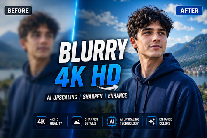 fix blurry images, upscale photos and improve image quality