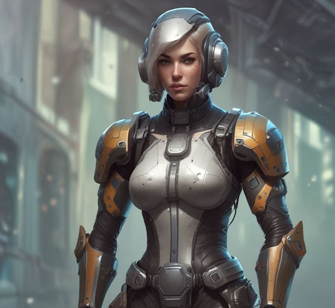 design high quality sci fi character or sci fi character