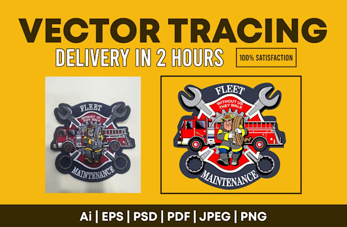 do anything on adobe illustrator, logo, redraw image, vector art, illustration