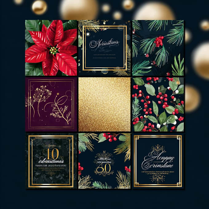 family christmas greeting card