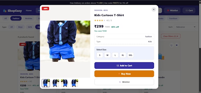 build a responsive ecommerce website