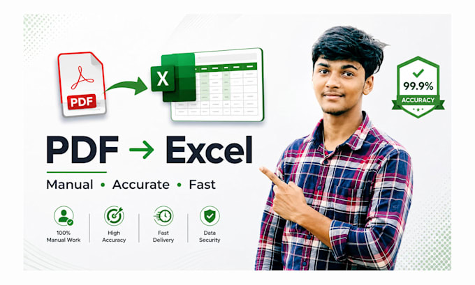 convert PDF and scanned documents to excel