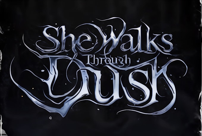 design a modern progressive metal or djent logo