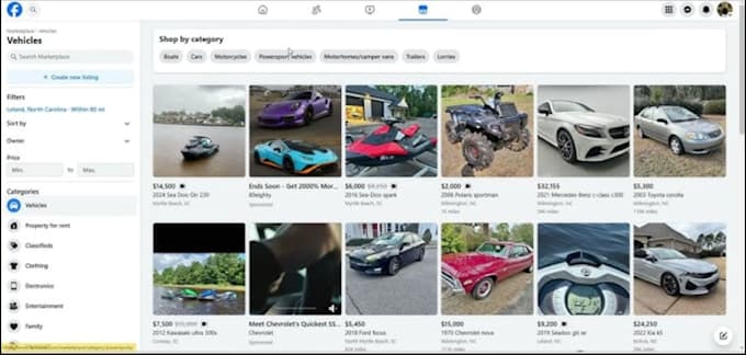 create bot that will automatically post on facebook marketplace