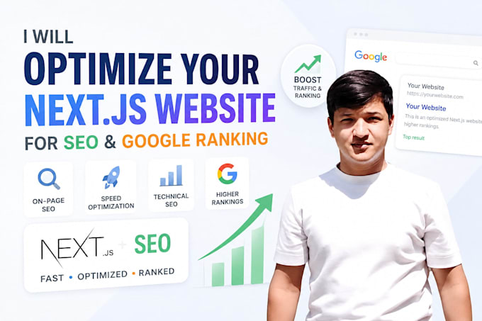 optimize your next js website for SEO and google ranking